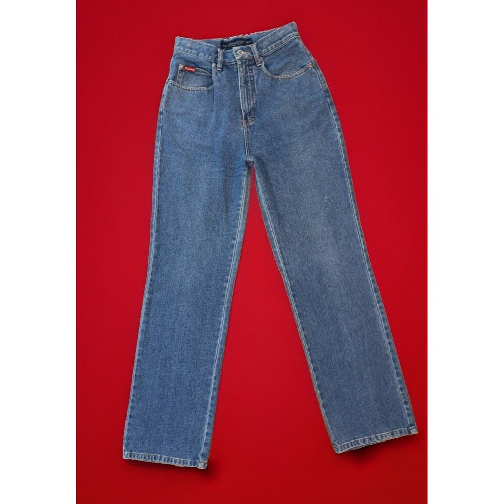 Vintage 90s Jeanswest Ladies Relaxed Elegance Straight Leg Jeans Blue 99-6503-2